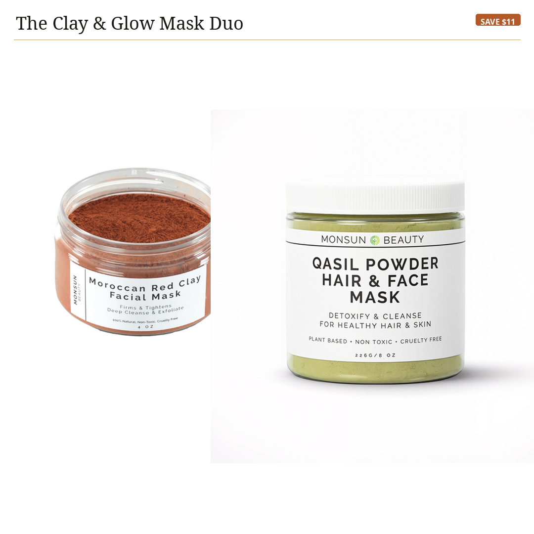 Qasil vs Red Clay: Which Face Mask Should You Use? | Monsun Beauty