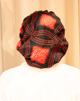 Shash print satin Bonnet