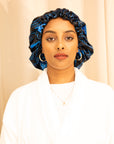 Shash print satin Bonnet