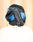 Shash print satin Bonnet