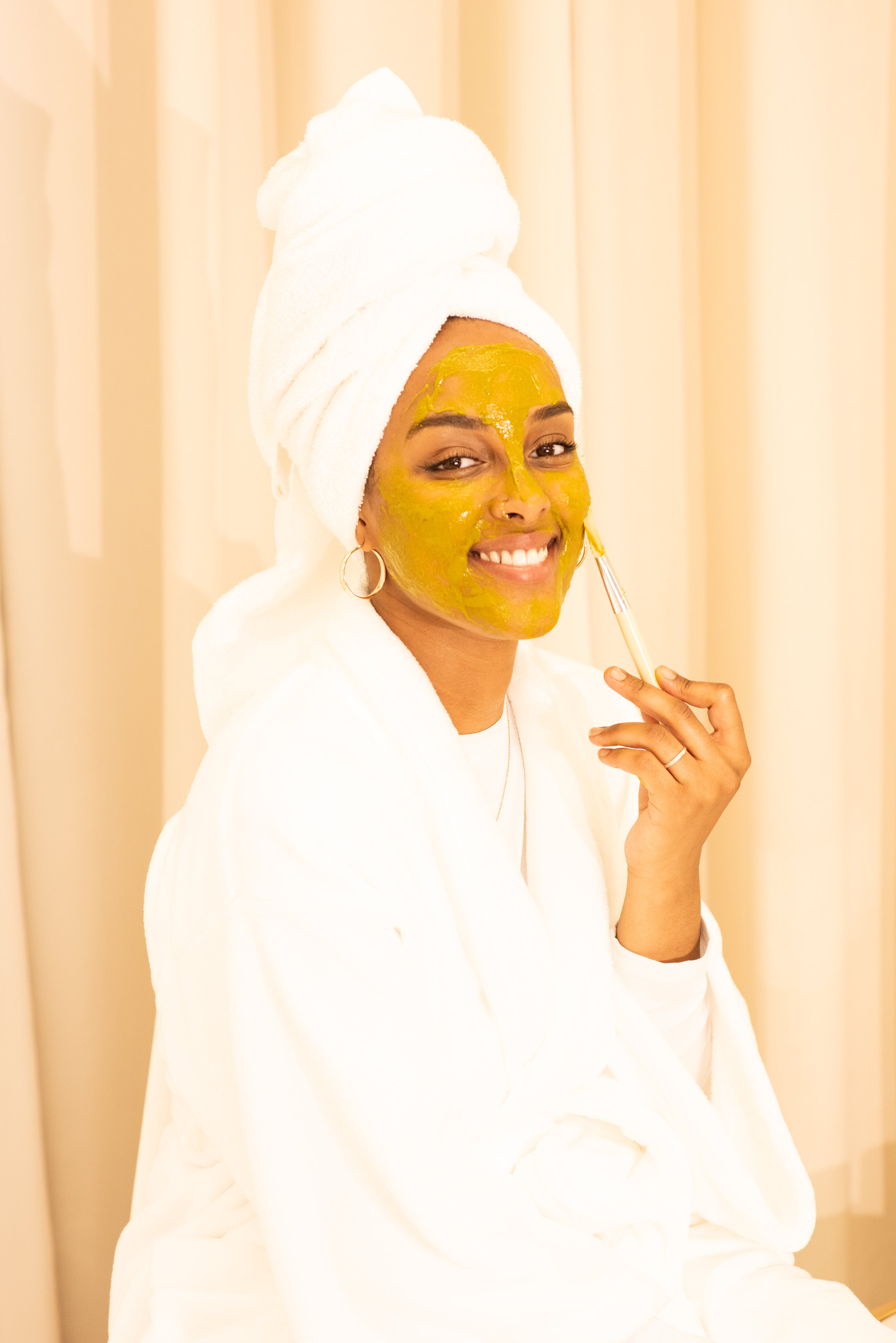 Qasil Powder with Turmeric Face Mask. Ancient Somali skincare secret for  brightening skin (60 grams) 