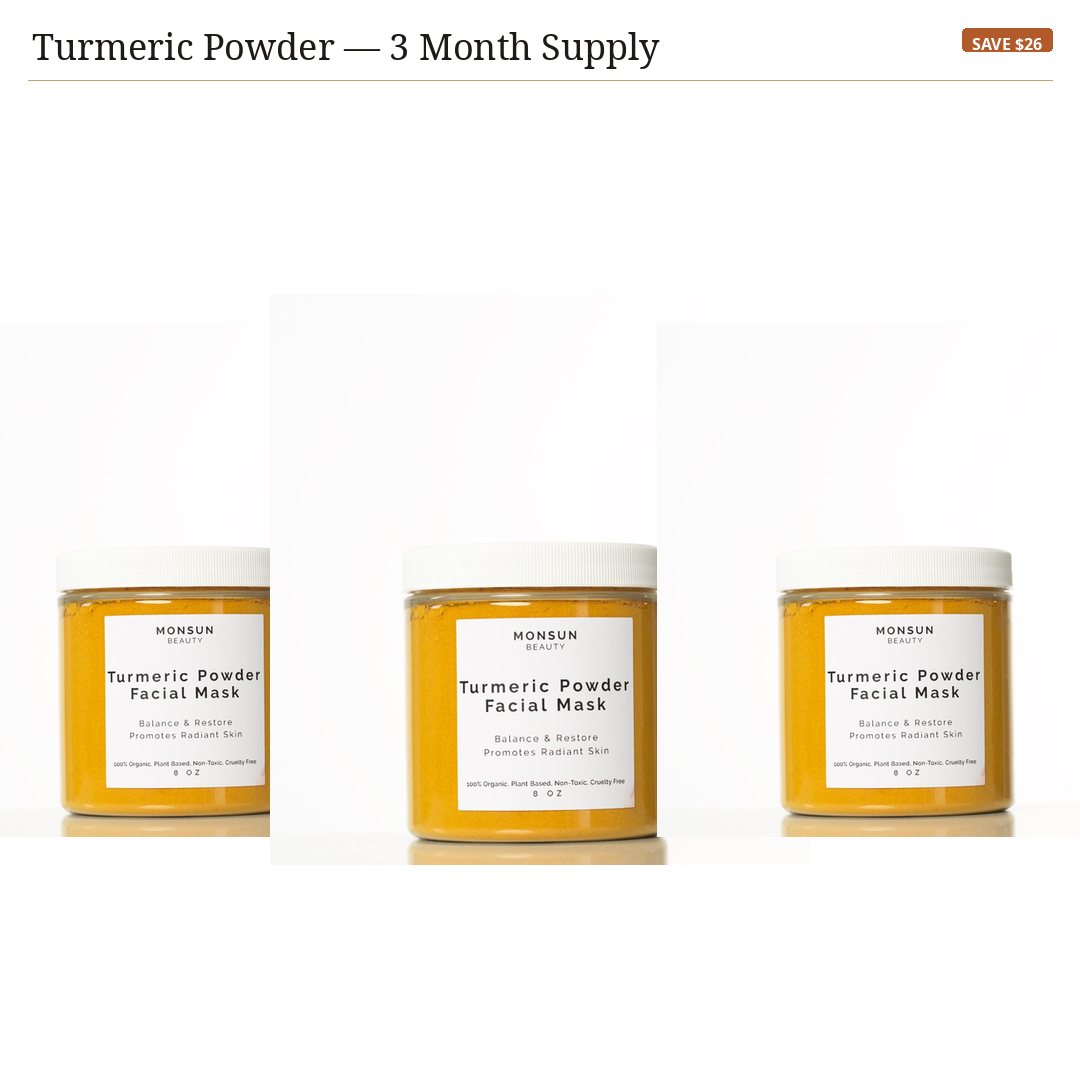 Turmeric 3Month - Monsun Beauty