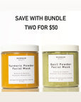 Organic Qasil and Turmeric Face mask Bundle 8oz