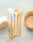 Bamboo Facial Mask Mixing Bowl Set (skin care)
