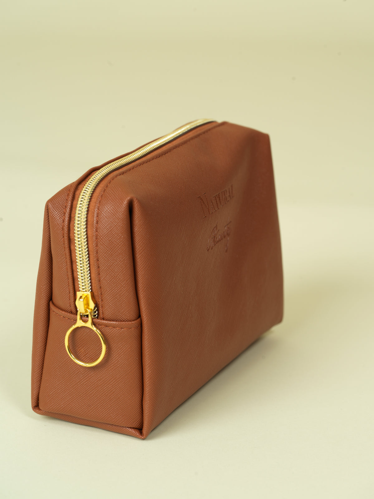 Vegan Leather Cosmetic Travel Bag - Monsun Beauty