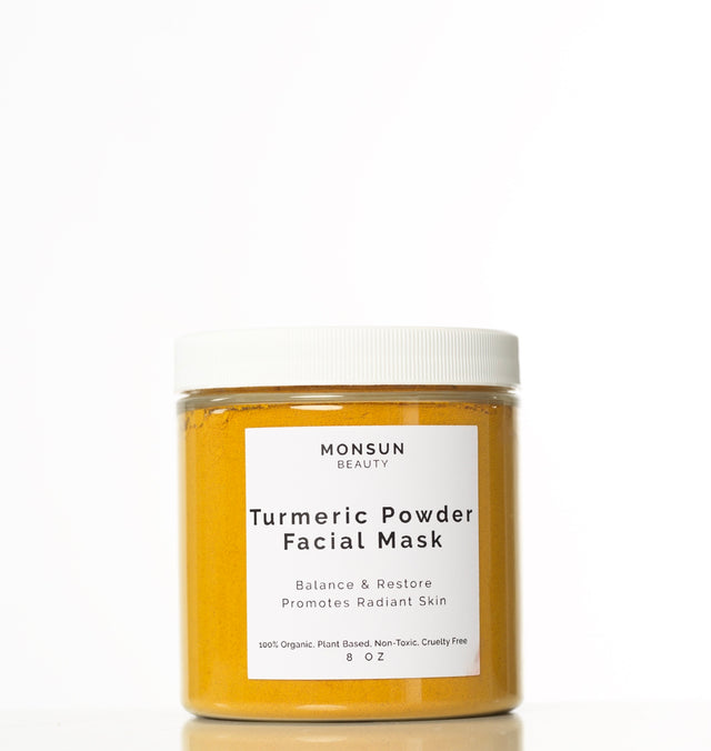 Turmeric Face Mask Powder — 8oz Jar - Monsun Beauty