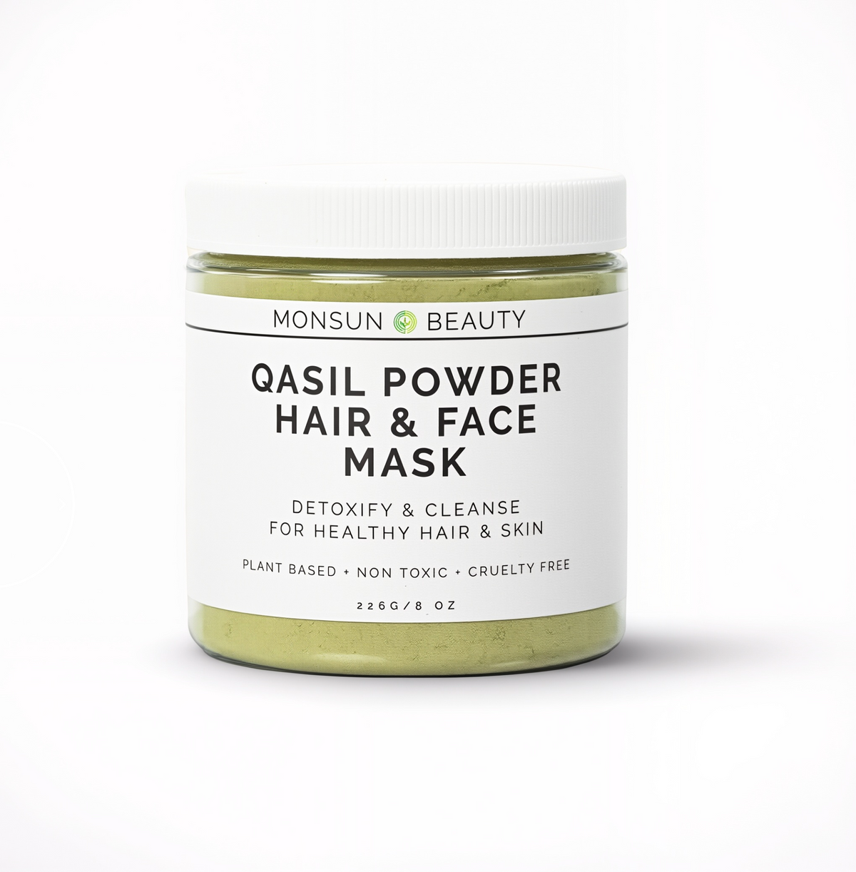 Pure Qasil Mask Powder — 8oz Jar - Monsun Beauty