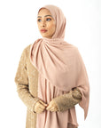 Blush  Korean Chiffon hijab Kabayare