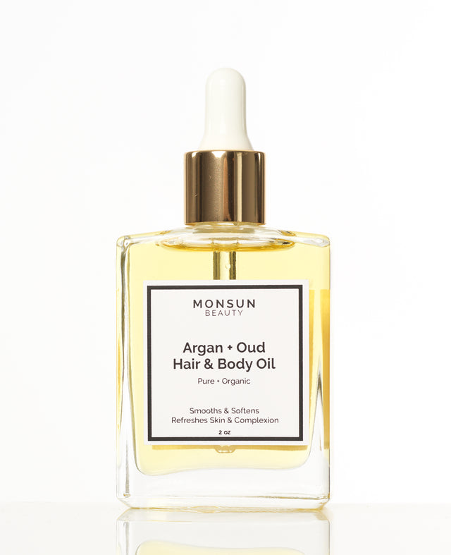 Argan + Oud Hair & Body Oil - Monsun Beauty